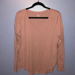 Long sleeve v-neck